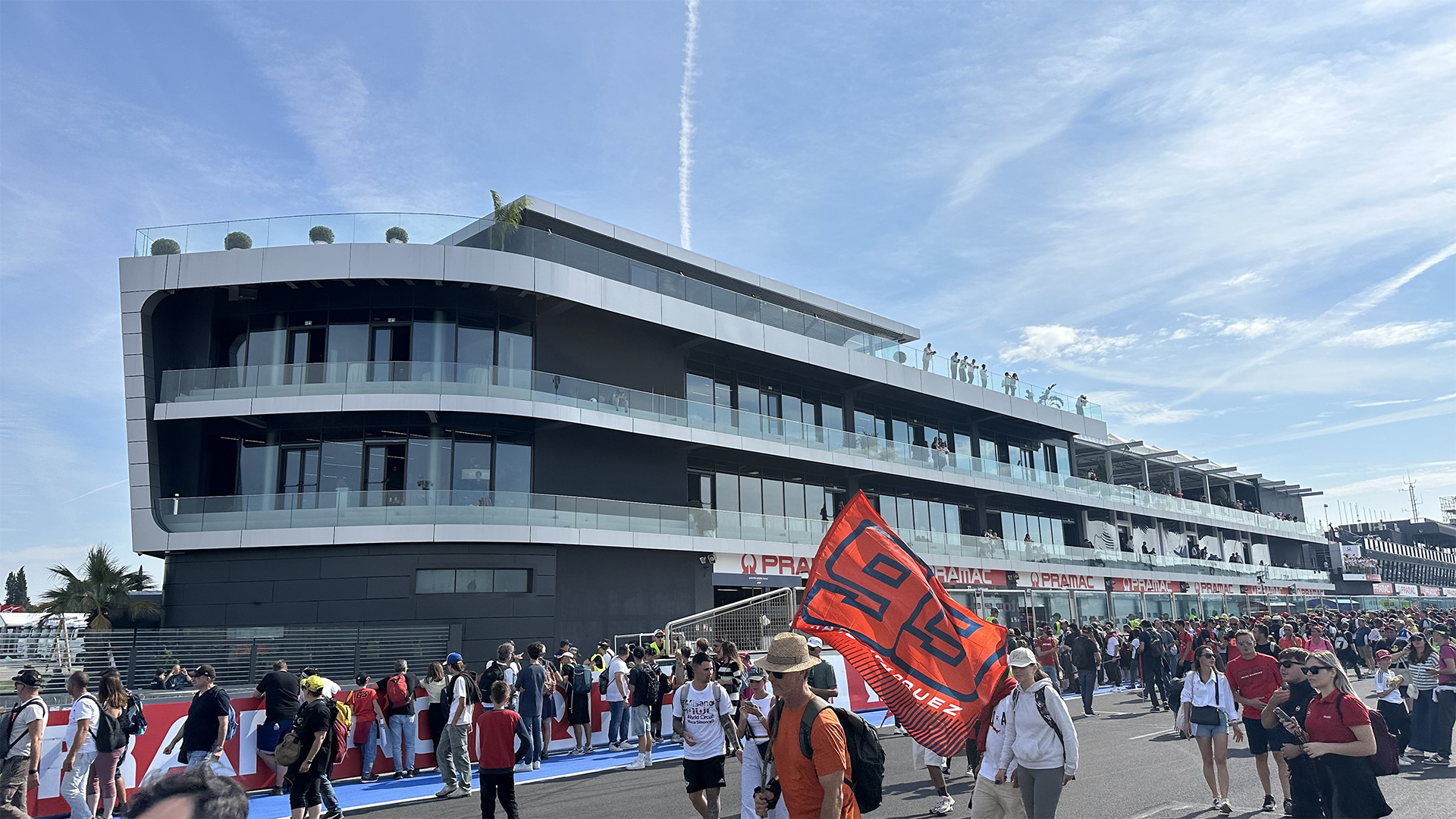 EXTENSION OF THE BOX BUILDING AT MISANO WORLD CIRCUIT