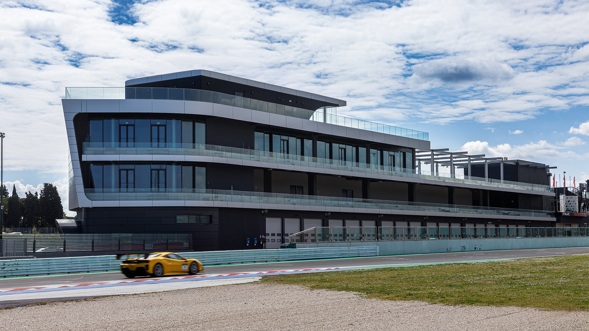 EXTENSION OF THE BOX BUILDING AT MISANO WORLD CIRCUIT