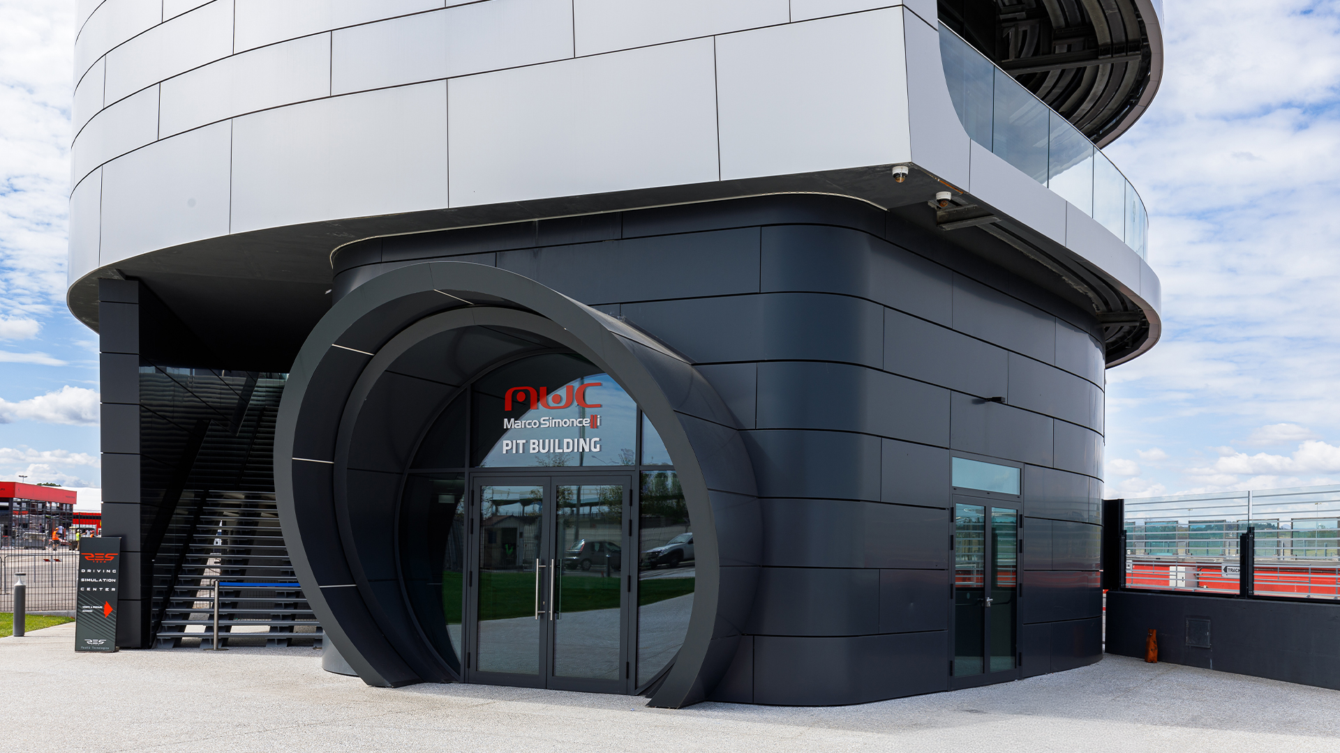 EXTENSION OF THE BOX BUILDING AT MISANO WORLD CIRCUIT