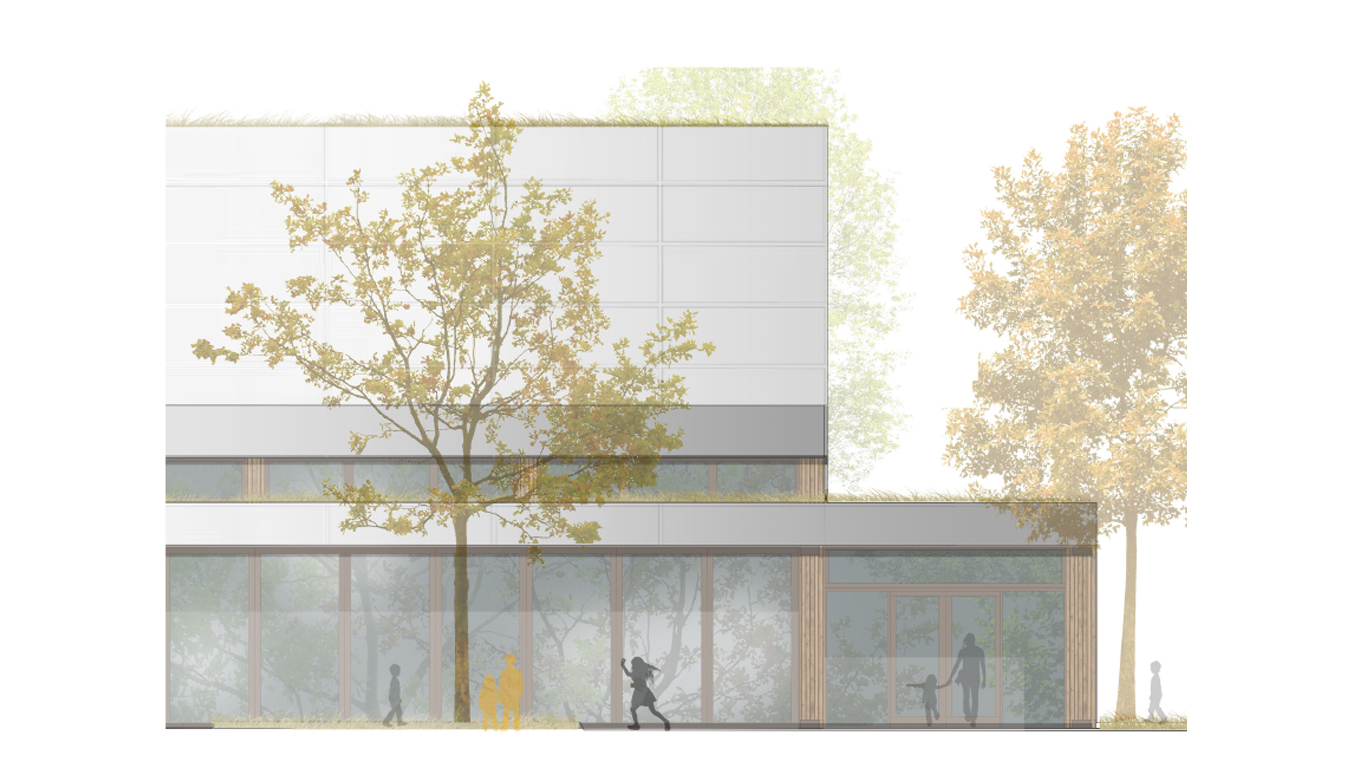 NEUBAU ZWEI-FACH-SPORTHALLE UND MENSA